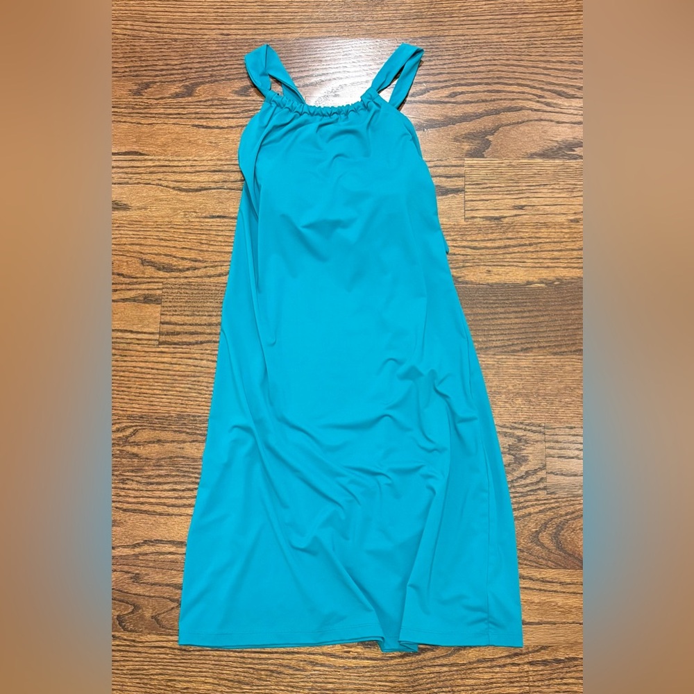 Athleta Teal Blue Tank Dress